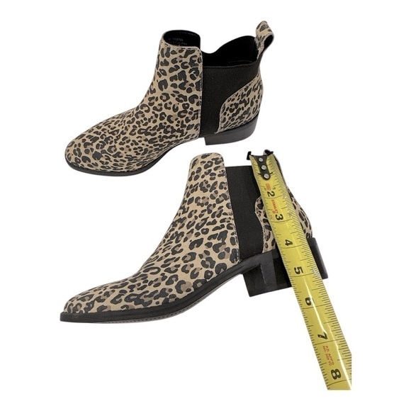 Dolce Vita Tristan Leopard Suede Boot woman’s size 7 M Chel boots - Picture 9 of 13